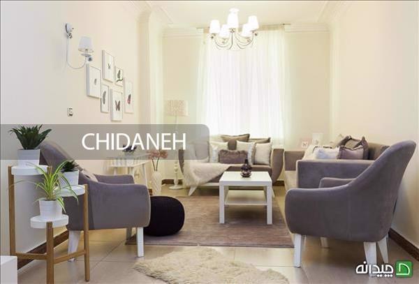 دکوراسیون خاکستری خانه کوچک سارا، ساده و زیبا