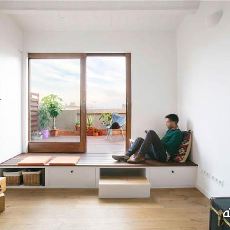 بهترین طراحی برای بیشترین استفاده از یک آپارتمان کوچک!