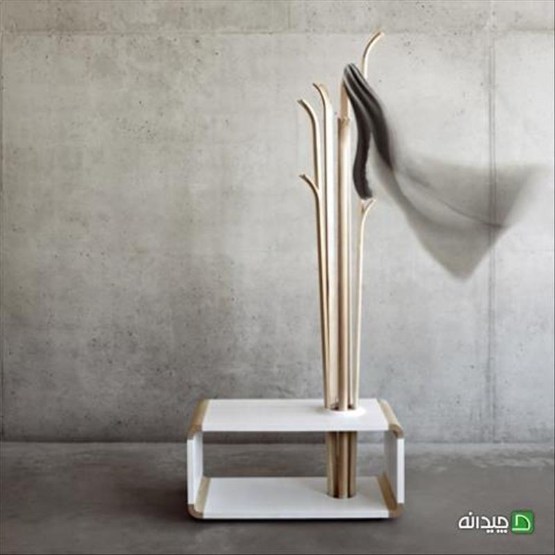 جالباسی بسیار خلاقانه برای آویزان کردن لباس ها