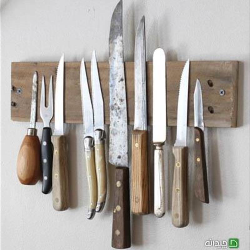 یک جای دنج برای چسباندن چاقو در آشپزخانه