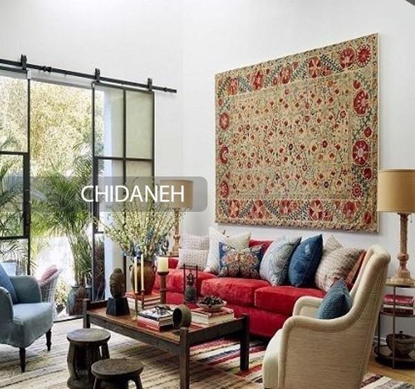 تزیین دیوار پذیرایی ایرانی؛ فضایی با حال و هوای سنتی