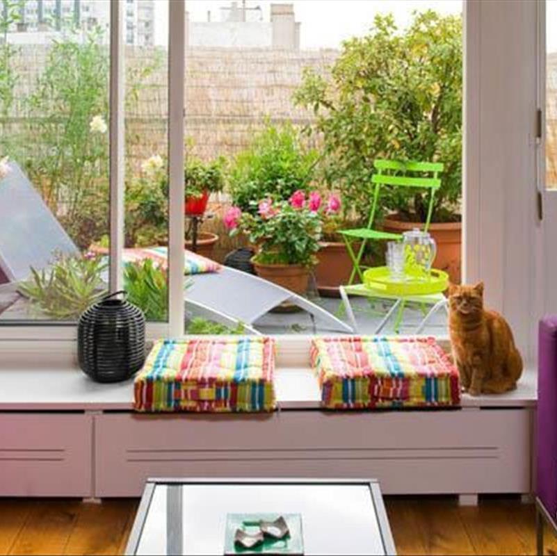 بازسازی یک خانه‌ کوچک برای داشتن تراس زیبا