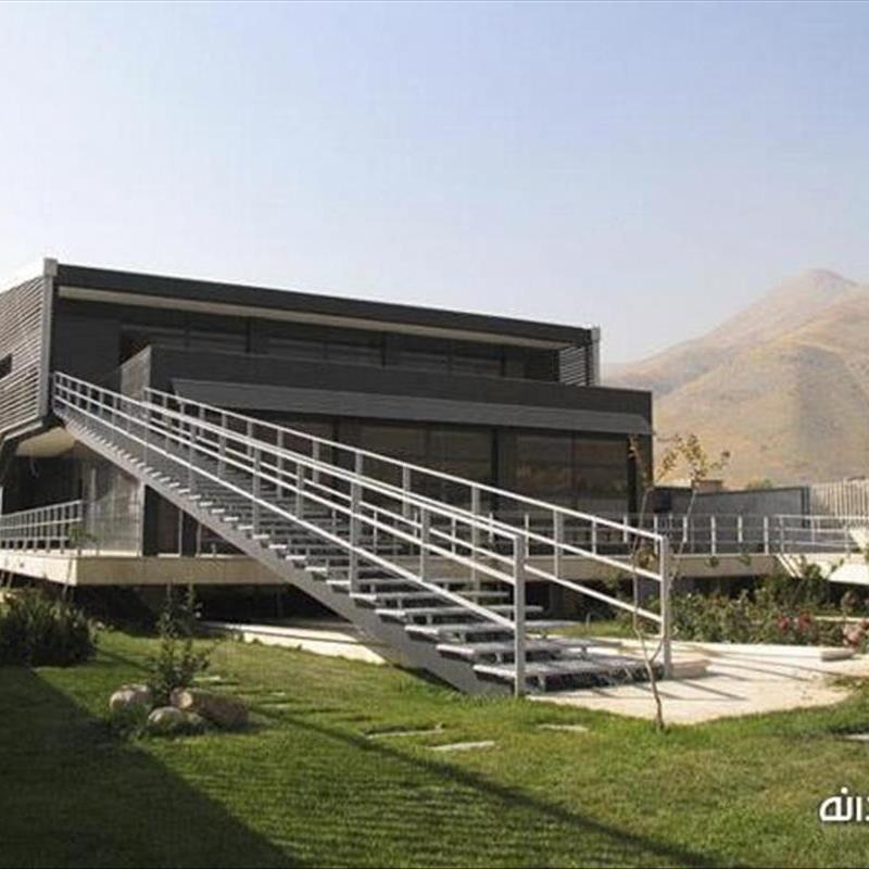 خانه دو پوسته ی لواسان ، طراحی ویلا برای ارتباط با طبیعت
