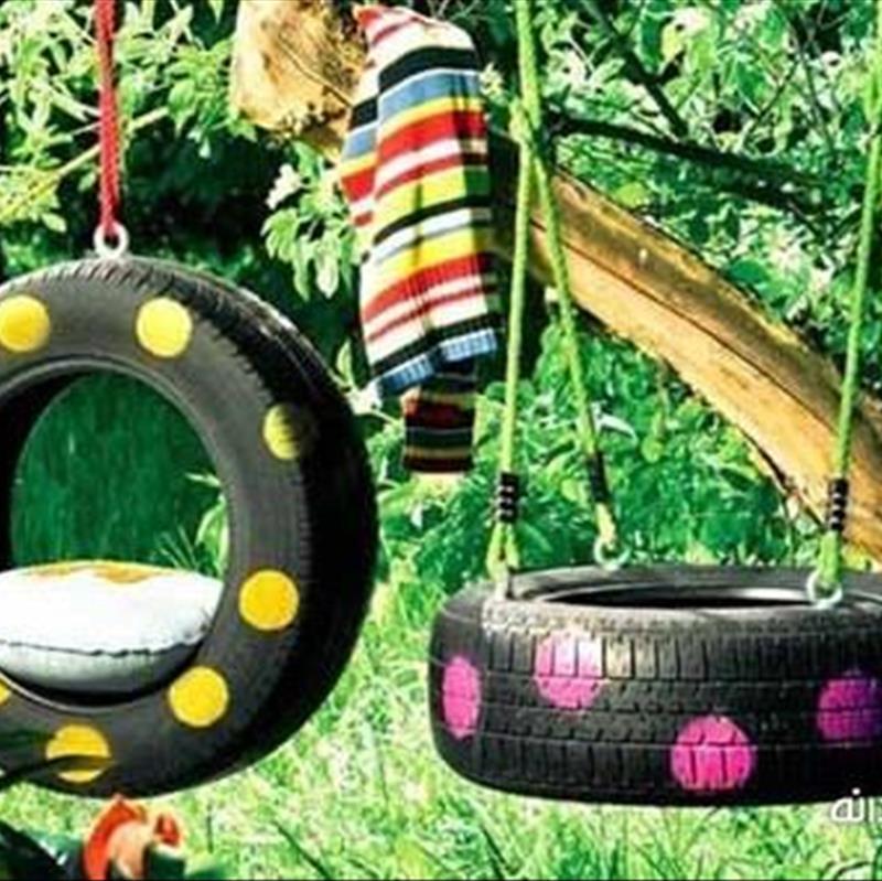 7 کاربرد تازه برای لاستیک های کهنه در دکوراسیون