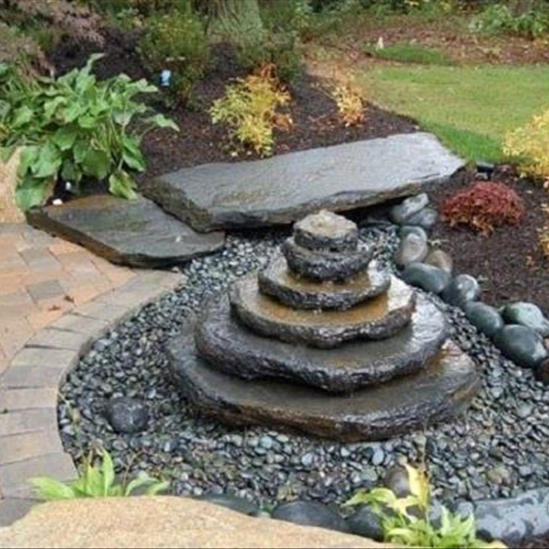 با آبنماهای باغی، بهشت را به باغچه خود بیاورید!