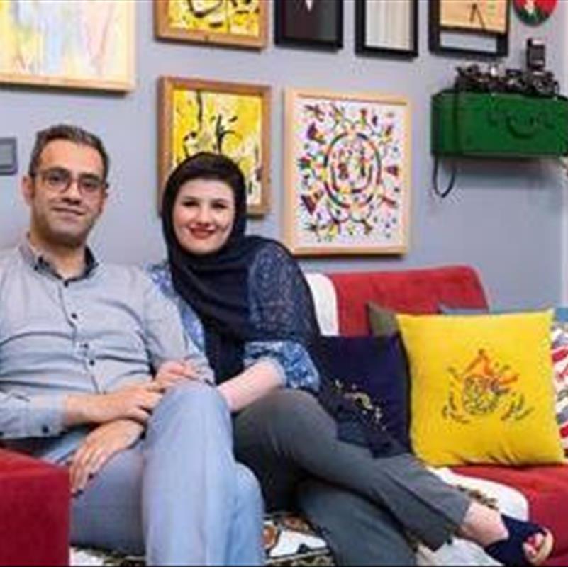 دکوراسیون هنری، خانه 50 متری دوست داشتنی فتانه و مهران!