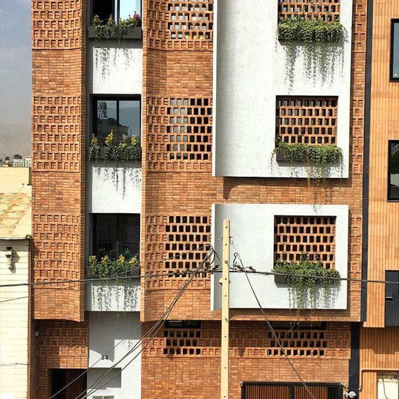 نمای آجری ساختمان، دمیدن روح معماری ایرانی به درون خانه