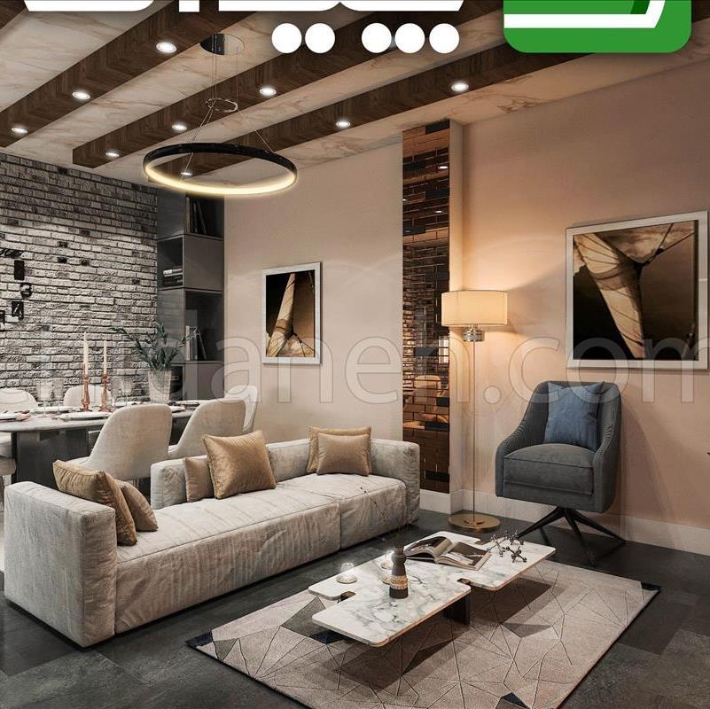 دیوار دکوراتیو مدرن، چارچوب یک پروژه لوکس در جنت‌آباد