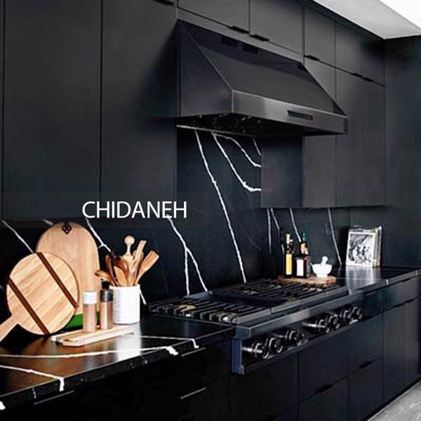 کابینت مشکی، رنگش یه دست باشه یا ترکیبی؟