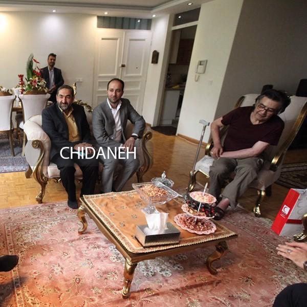 تصاویر منزل رضا رویگری لو رفت! حضور هنرمندان در خانه جدید رویگری