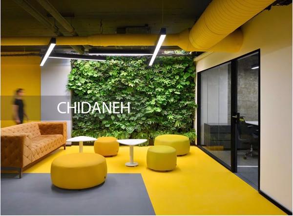 دفترکار پارک پرنس، خودنمایی رنگ زرد در این پروژه