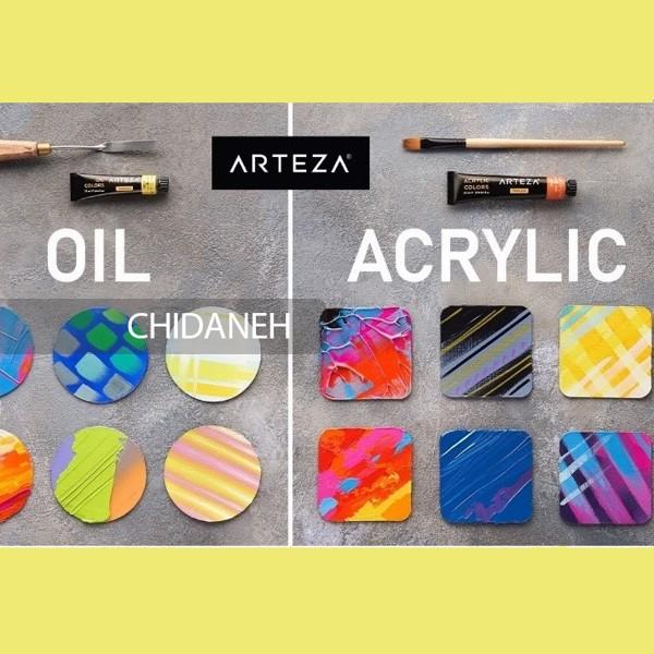 تفاوت رنگ اکریلیک و رنگ روغن چیست؟