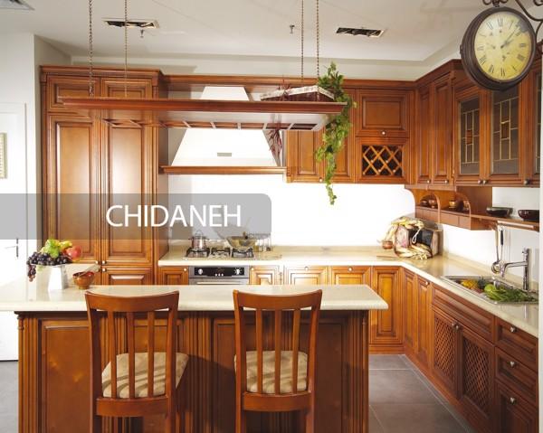 کابینت روکش چوب انتخابی زیبا و مقرون به صرفه!