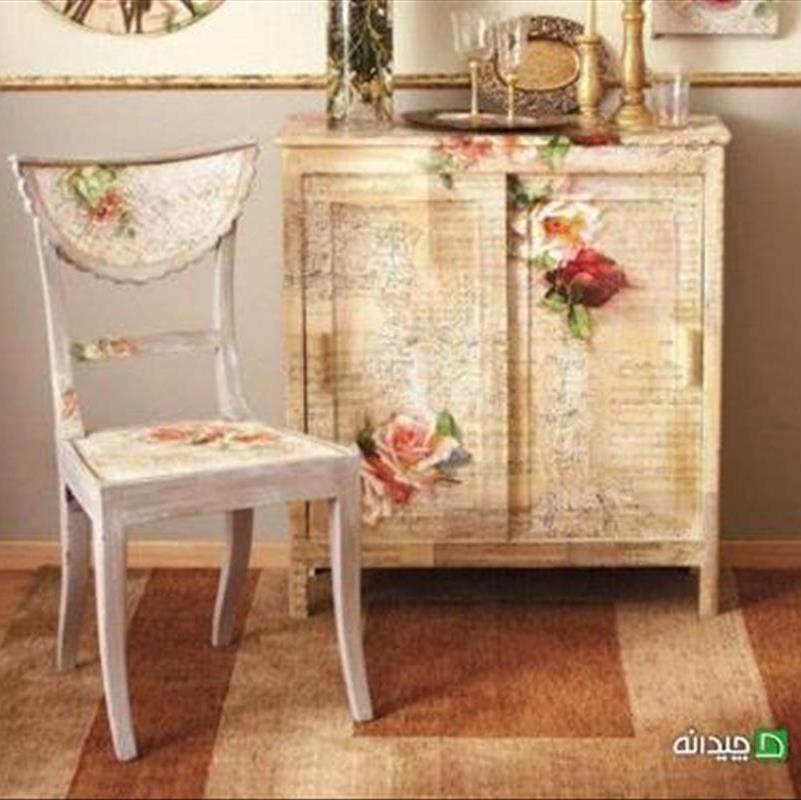 دکوپاژ روشی آسان برای نو کردن وسایل کهنه!