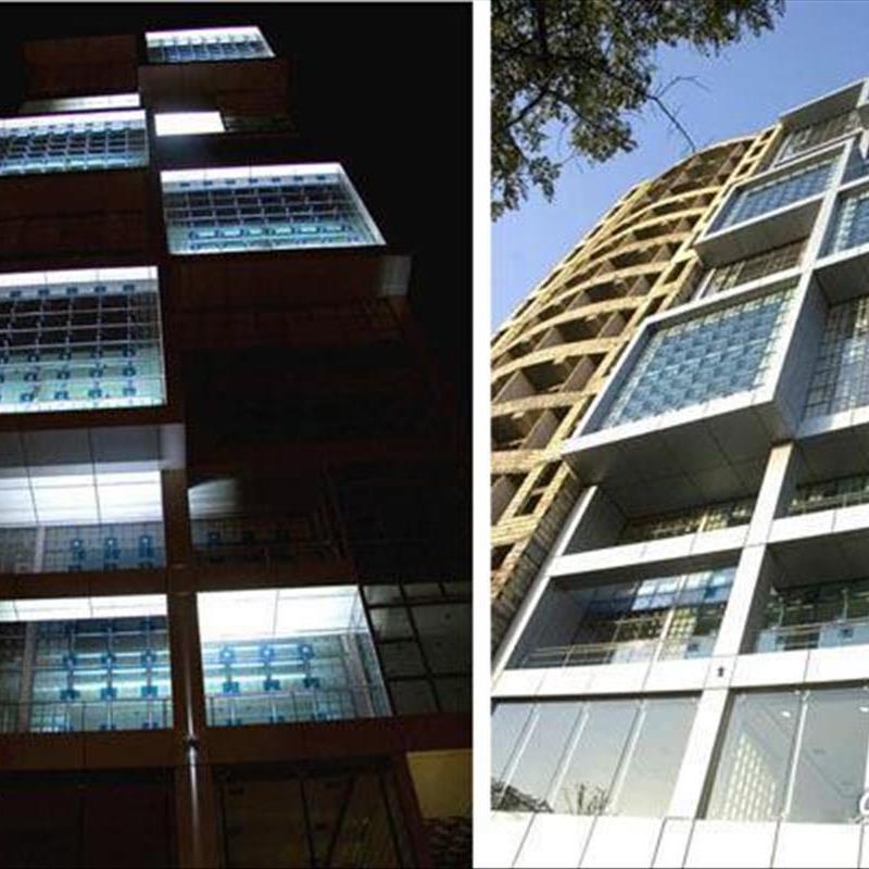 ساختمان شاه کرم، طراحی نمای مدرن با الهام از معماری سنتی