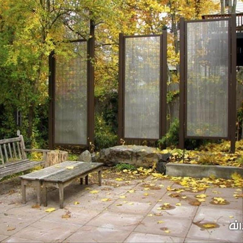 13 طراحی دیوار حیاط خانه برای بستن دید همسایه ها
