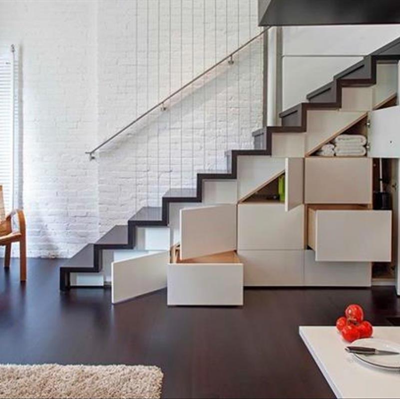 دیوارهایی از جنس کابینت های چوبی!