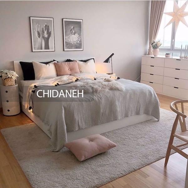 عکس تخت‌خواب دو نفره، مدل‌های ساده و زیبا
