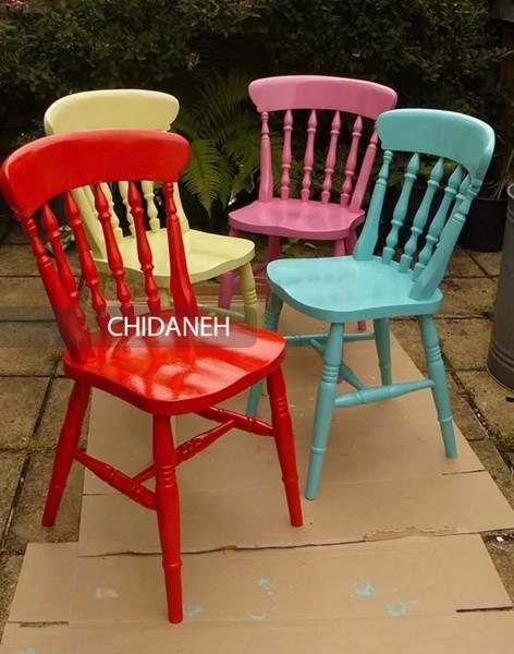 20 ایده ساخت صندلی رنگارنگ و جذاب در دکوراسیون