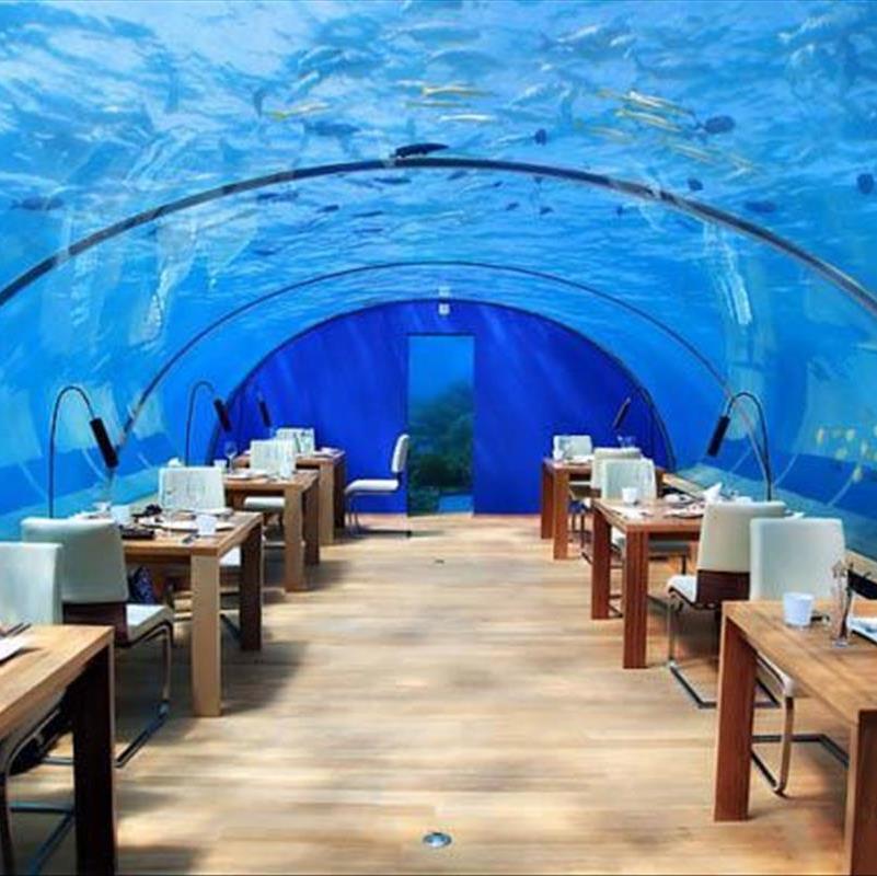 تنها رستوران زیر آب در مالدیو
